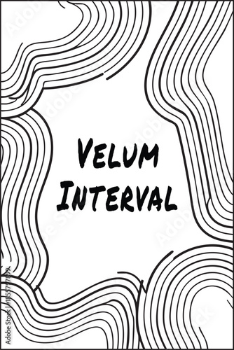 Vellum Interval wavy contour panel