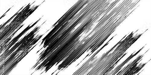 Tire tracks background for rally, drift, motocross, off-road and other auto and motorsport. Black tire marks on a white background with a worn effect and splashes of dirt..