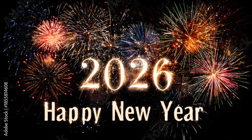 Happy New Year 2026 Background