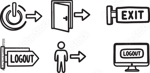 Man and woman with arrow sign icon