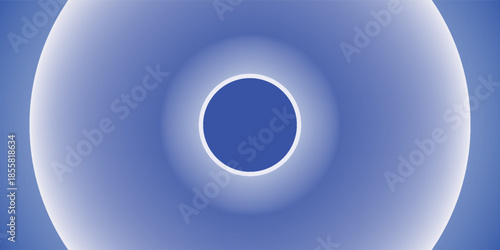 A bright and vibrant abstract background featuring a smooth blue and white radial gradient