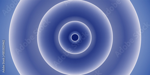 A bright and vibrant abstract background featuring a smooth blue and white radial gradient