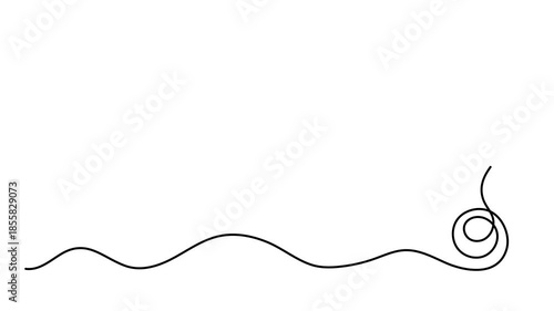 Question mark one line art animation, hand drawn asking sign, idea continuous contour motion. Query FAQ concept, finding answer video. 4k movie