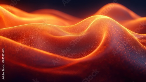 Fiery, flowing, abstract texture
