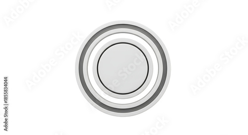 Concentric oval shapes with subtle gradients isolated on transparent background