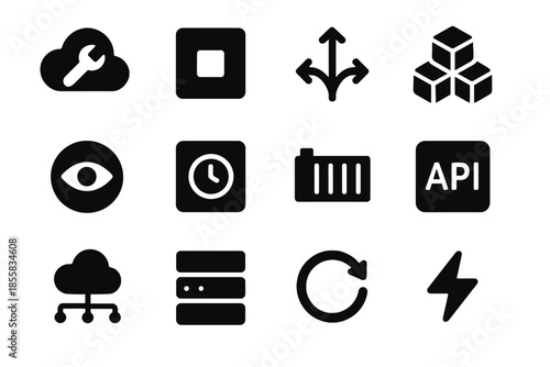 Ui space uptime icons weight cloud spacing vector no icon management registry