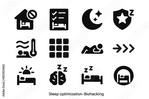 Tile invisible icons vector score optimization icon space rest routine calm sleep