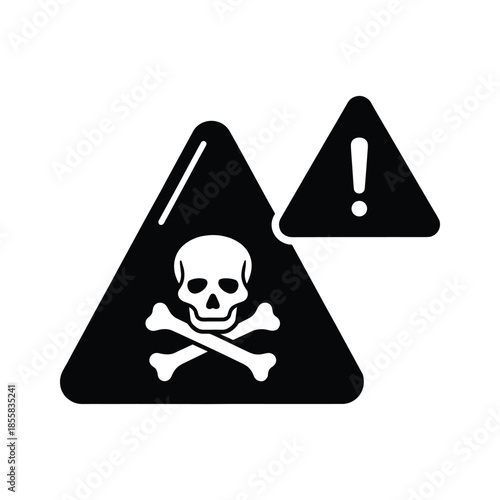 Warning signs for toxic substance
