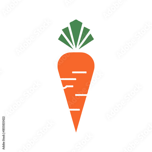 Illustrated carrot Vector