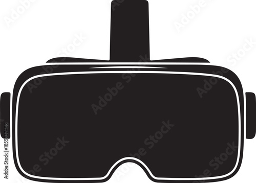 50 VR Goggles Headset Silhouette