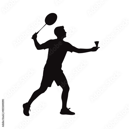 tennis player silhouette