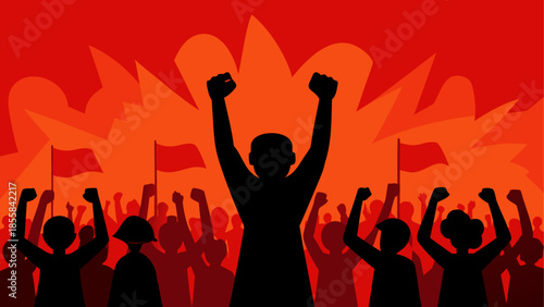 Protesters unite in solidarity