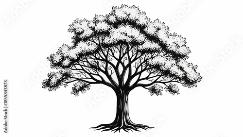 tree silhouette vector