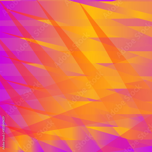 Bright abstract geometric background with gradient vector illustration. Trendy modern graphic design for Cover Banner Backdrop Poster Flyer Party Decor Template Event Greeting Card Invitation