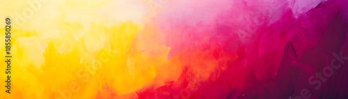 Panel kuchenny z motywem Vibrant colorful abstract watercolor background with yellow pink and purple hues