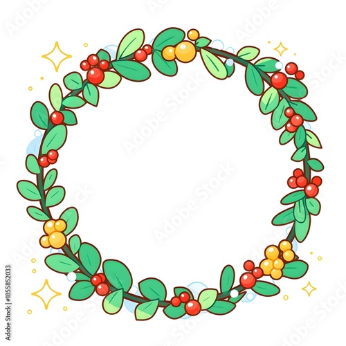 Christmas frame, generation AI 