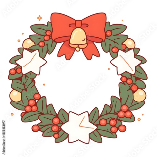 Christmas frame, generation AI 