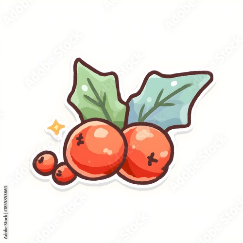 christmas, holly, berry, generation AI 