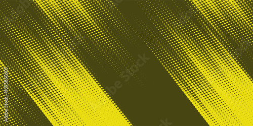 Gradient grunge texture background in yellow and dark blue color pattern with halftone dots
