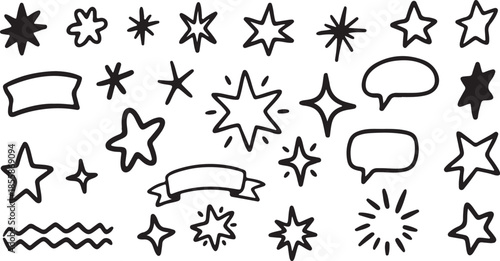 set of vector icons of fire