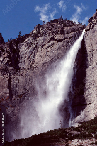 waterfall in yosemite national park