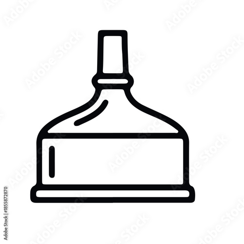 beer icon black and white vector design