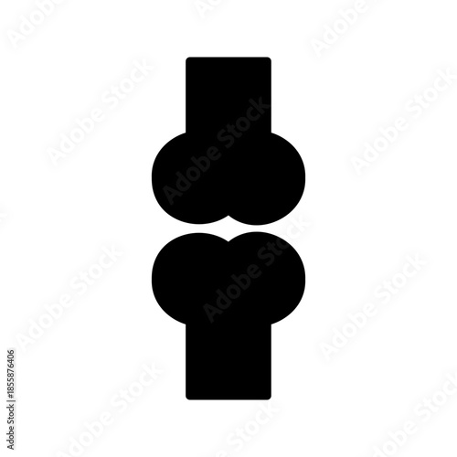 bones joints graphic icon vector