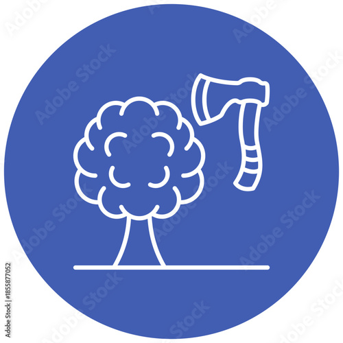 Tree cutting Icon