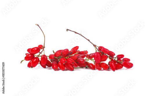 Pile of barberry isolated on a white background