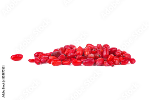 Pile of barberry isolated on a white background