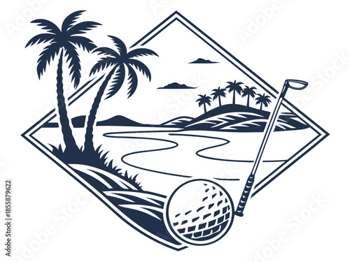 Sports Golf Logo Design