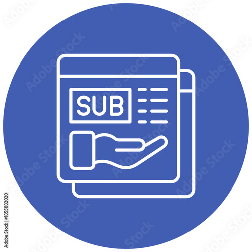 Subscription model Icon