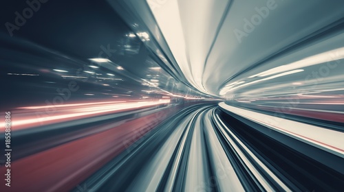 subway. Urban subway scene with dynamic motion blur and abstract geometric shapes in vibrant colors. mobility guides, transit brochures, designed for transport & logistics marketing.