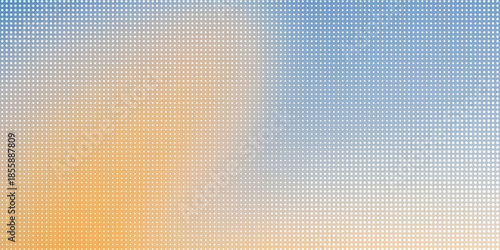 A tranquil sky fades from deep blue to warm amber as the sun dips below the horizon, creating a peaceful and dreamy twilight gradient.