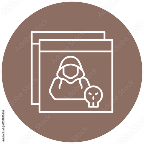 Online hacking Icon