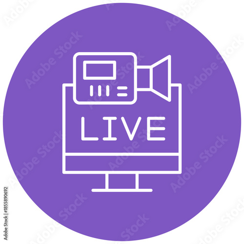 Live streaming Icon