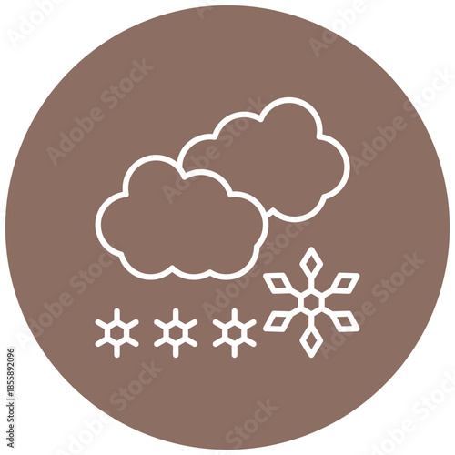 Snowy day Icon