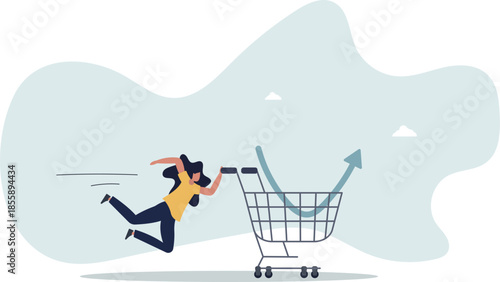 Buy on the dip, purchase stock when price drop, trader signal to invest, make profit from market collapse concept.life and employment of people.