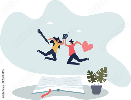 Gratitude journaling and appreciation writing in diary.List with daily thoughts and emotions as exercise for mindfulness and psychological positivity training.life and employment of people.