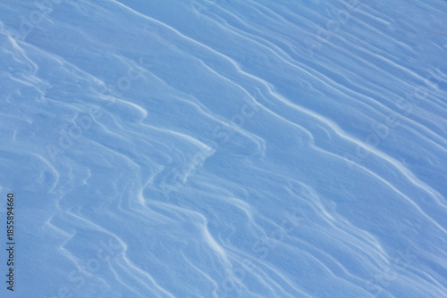 Foto blue wavy snowbound plain natural background
