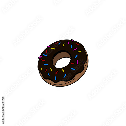donut drawing artwork handmade illustration