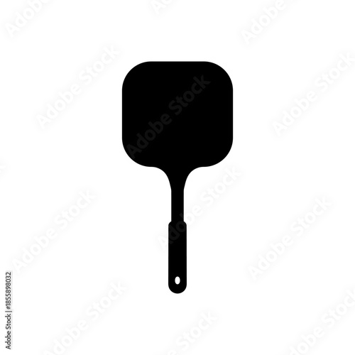 Pizza peel silhouette vector flat illustration design.