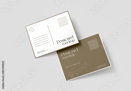 Postcard Mockup Design Template