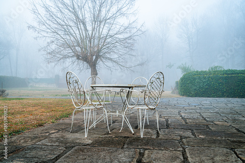 Beautiful vintage metal home garden furniture.