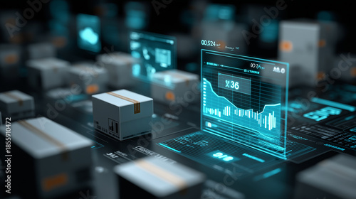 AI technology improving online retail and e-commerce efficiency.