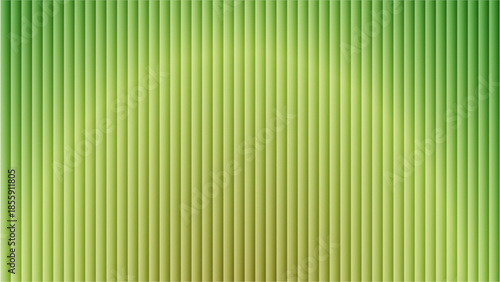 Misty Vertical Ripple Glass Gradient in Lime Green