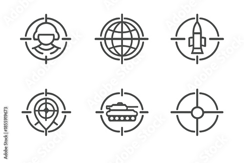 Military Target Icons