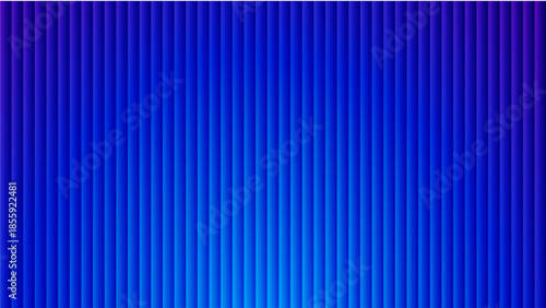 Misty Ripple Glass Gradient in Deep Sapphire and Electric Blue; Vertical Ribbed Texture, Silky Glow, and Soft Blur Background; Modern Vector Illustration