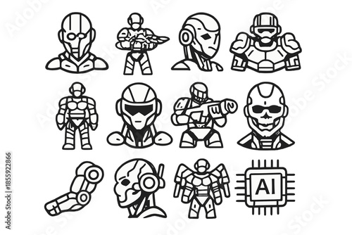 Robot Icons