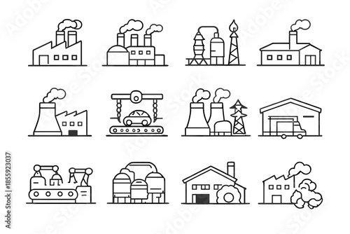 Industry Icons Set